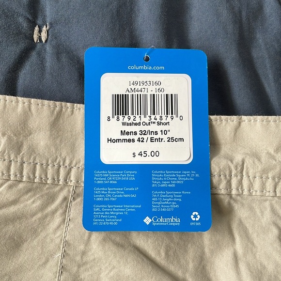 ✨NWT Columbia Men's Khaki Shorts 32✨ - Picture 3 of 3